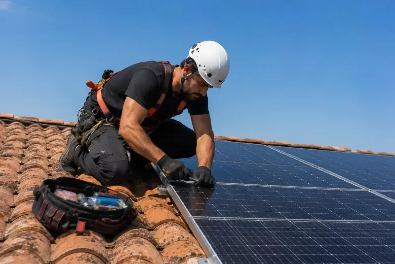 Maintenance et monitoring de panneaux solaires à Voiron